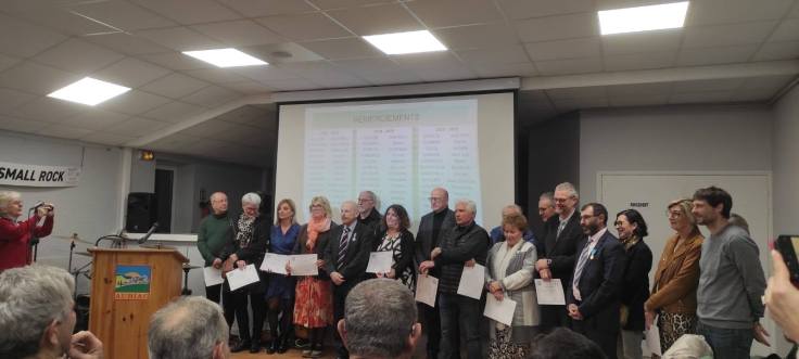 Cérémonie des voeux de la commune&nbsp;d&rsquo;Aubiac