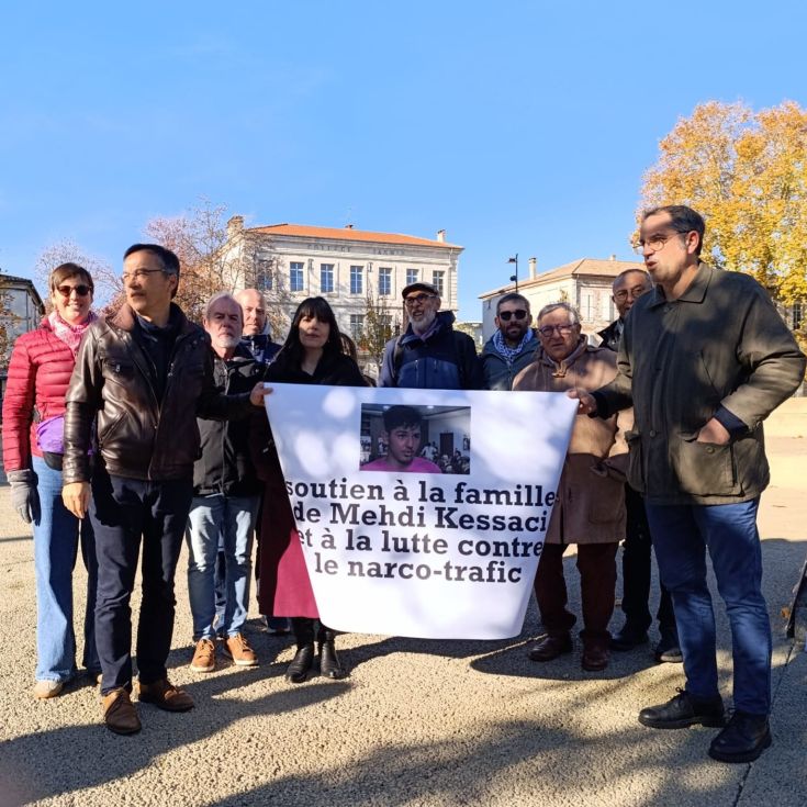 Soutien à la famille de Mehdi&nbsp;Kessaci